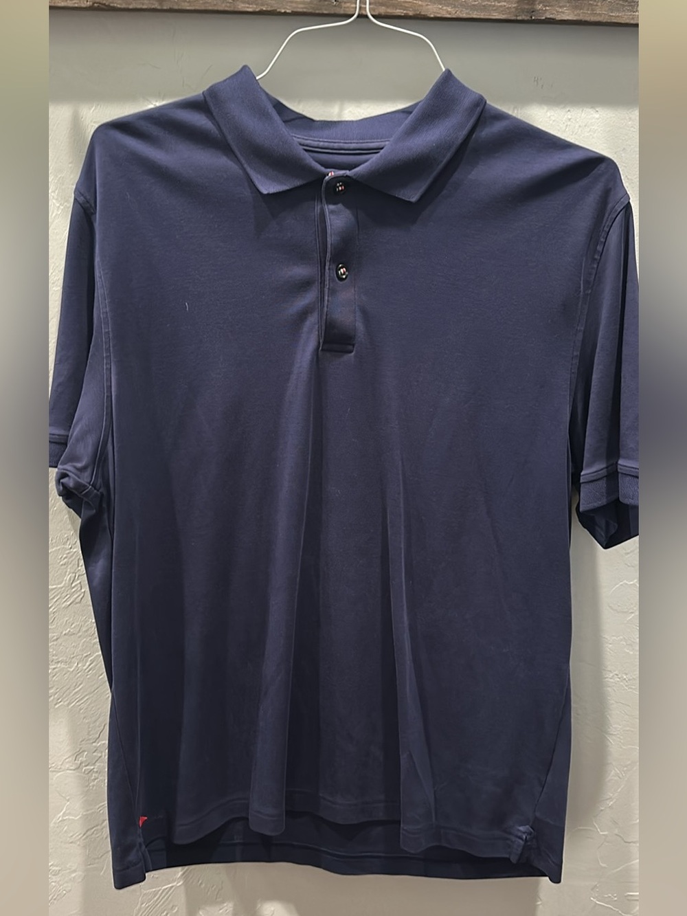 UNTUCKit Men's Navy Short-Sleeve Polo